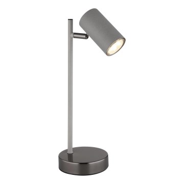 Globo - Asztali lámpa 1xGU10/5W/230V szürke/antracit