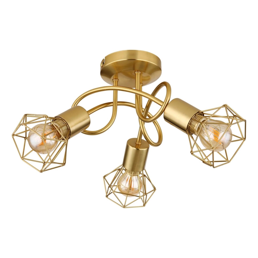 Globo - Csillár 3xE14/40W/230V arany