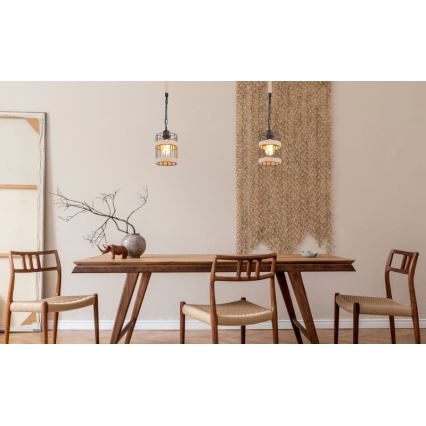 Globo - Csillár láncon 1xE27/60W/230V