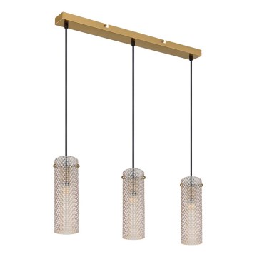 Globo - Csillár zsinóron 3xE14/40W/230V arany