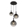 Globo - Csillár zsinóron 3xE27/10W/230V átm. 48 cm fekete
