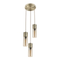 Globo - Csillár zsinóron 3xE27/25W/230V átm. 30 cm réz
