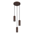 Globo - Csillár zsinóron 3xGU10/25W/230V barna