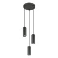 Globo - Csillár zsinóron 3xGU10/25W/230V fekete