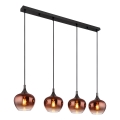 Globo - Csillár zsinóron 4xE27/40W/230V réz