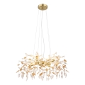 Globo - Csillár zsinóron 8xG9/8W/230V átm. 61 cm arany