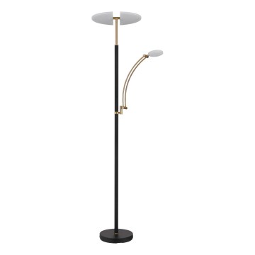 Globo - Dimmelhető LED állólámpa LED/40W/230V + LED/5,5W 2700/4000/6000K fekete