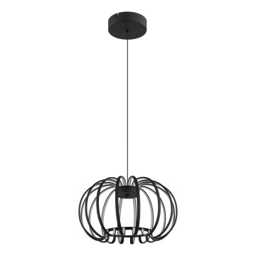 Globo - Dimmelhető LED csillár drótkábellel LED/40W/230V 3000K fekete