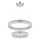 Globo - Dimmelhető LED csillár kábelen LED/60W/230V 2700-6000K átlátszó + távirányító
