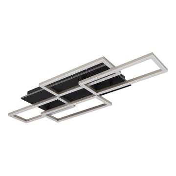 Globo - Dimmelhető LED mennyezeti lámpa LED/40W/230V 2700-6500K 32,5x87,5 cm fekete + távirányító