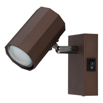 Globo - Fali spotlámpa 1xGU10/25W/230V barna