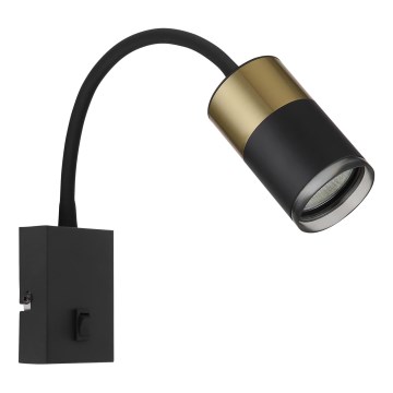 Globo - Fali spotlámpa 1xGU10/25W/230V fekete/arany