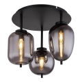 Globo - Felületre szerelhető csillár 3xE14/40W/230V fekete