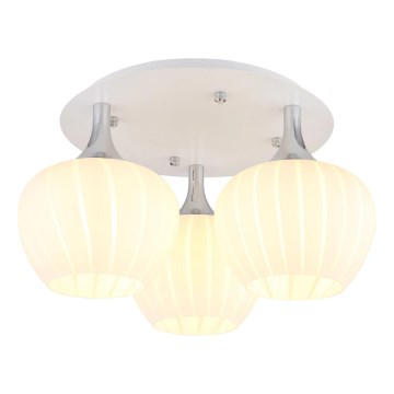 Globo - Felületre szerelhető csillár 3xE27/40W/230V fehér