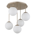 Globo - Felületre szerelhető csillár 5xE14/25W/230V sárgaréz