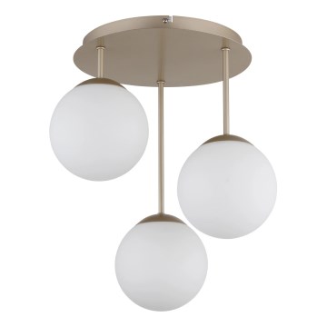 Globo - Felületre szerelt csillár 3xE14/25W/230V sárgaréz