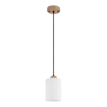Globo - Függőlámpa kábellel 1xE27/60W/230V bézs/fehér
