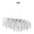 Globo - Kábelen függesztett csillár, 12x E14/40W/230V