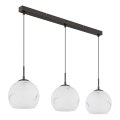 Globo - Kábelen függő csillár, 3x E27, 60W, 230V