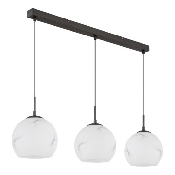 Globo - Kábelen függő csillár, 3x E27, 60W, 230V
