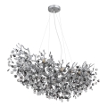 Globo - Kábeles csillár 10xE14/40W/230V ezüstszínű