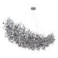 Globo - Kábeles csillár 16xE14/40W/230V ezüstszínű