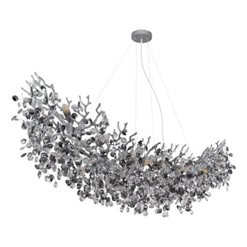 Globo - Kábeles csillár 16xE14/40W/230V ezüstszínű