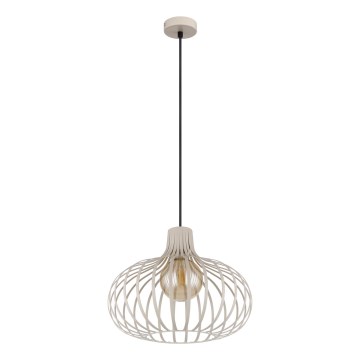 Globo - Kábeles függőlámpa 1xE27/40W/230V bézs