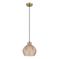Globo - Kábeles függőlámpa 1xE27/60W/230V, Ø 22 cm, arany