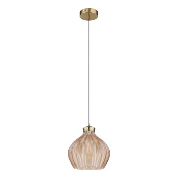 Globo - Kábeles függőlámpa 1xE27/60W/230V, Ø 22 cm, arany