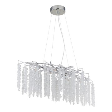 Globo - Kábellel függesztett csillár 9xG9/8W/230V