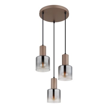 Globo - Kábelre függesztett lámpa 3xE27/40W/230V