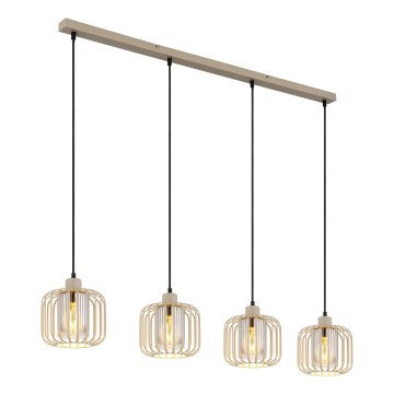 Globo - Kábelre szerelt csillár 4xE27/40W/230V