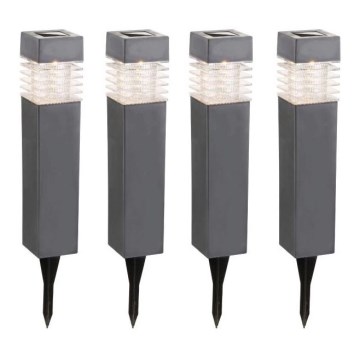 Globo - KÉSZLET 4x LED Napelemes lámpa LED/0,06W/3,2V IP44