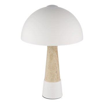 Globo - krémszínű asztali lámpa 1xE27ILLU/40W/230V