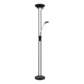 Globo - LED állítható fényerejű állólámpa LED/20W/230V + LED/5,5W 3000K fekete/arany
