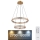 Globo - LED állítható fényerejű kristály csillár kábellel LED/78W/230V 2700K-6000K + távirányító