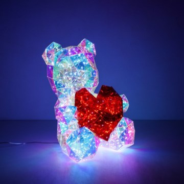 Globo - LED asztali dekoráció díszdobozban LED/6W/5V USB maci