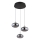 Globo - LED Csillár zsinóron 3xLED/6W/230V