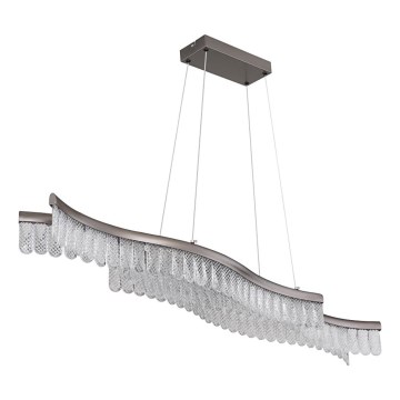 Globo - LED Csillár zsinóron LED/35W/230V 3200K matt króm