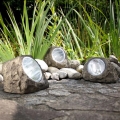 Globo - LED dekoratív napelemes lámpa 4xLED/0,06W/1,2V IP44 200 mAh
