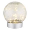 Globo - LED dekoratív újratölthető asztali lámpa 25xLED/0,06W/5V 600 mAh IP44