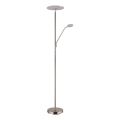 Globo - LED dimmelhető állólámpa LED/28W/230V + LED/5W 3000K fényes króm