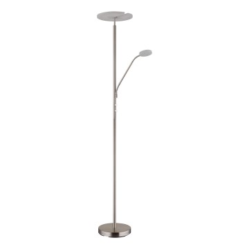 Globo - LED dimmelhető állólámpa LED/28W/230V + LED/5W 3000K fényes króm