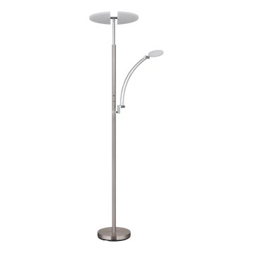 Globo - LED Dimmelhető állólámpa LED/40W/230V + LED/5,5W 2700/4000/6000K matt króm