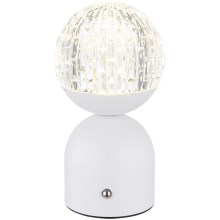 Globo - LED Dimmelhető érintős asztali lámpa LED/2W/5V 2700/4000/65000K 1800 mAh fehér