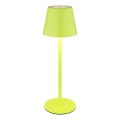 Globo - LED dimmelhető érintős tölthető kültéri asztali lámpa 3 az 1-ben LED/3W/5V 3000/4000/5000K IP54 1800 mAh zöld