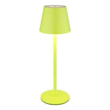 Globo - LED dimmelhető érintős tölthető kültéri asztali lámpa 3 az 1-ben LED/3W/5V 3000/4000/5000K IP54 1800 mAh zöld