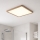 Globo - LED Dimmelhető fürdőszobai lámpa LED/18W/230V 29,4x29,4 cm IP44 barna