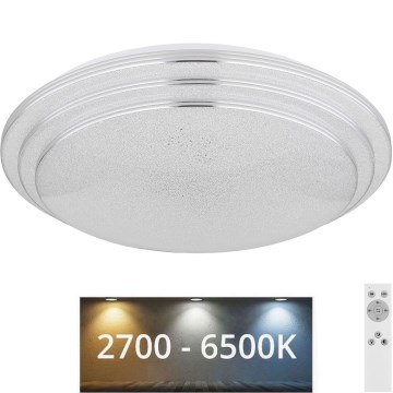 Globo - LED Dimmelhető mennyezeti lámpa LED/18W/230V átm. 40 cm 2700-6500K + távirányítás